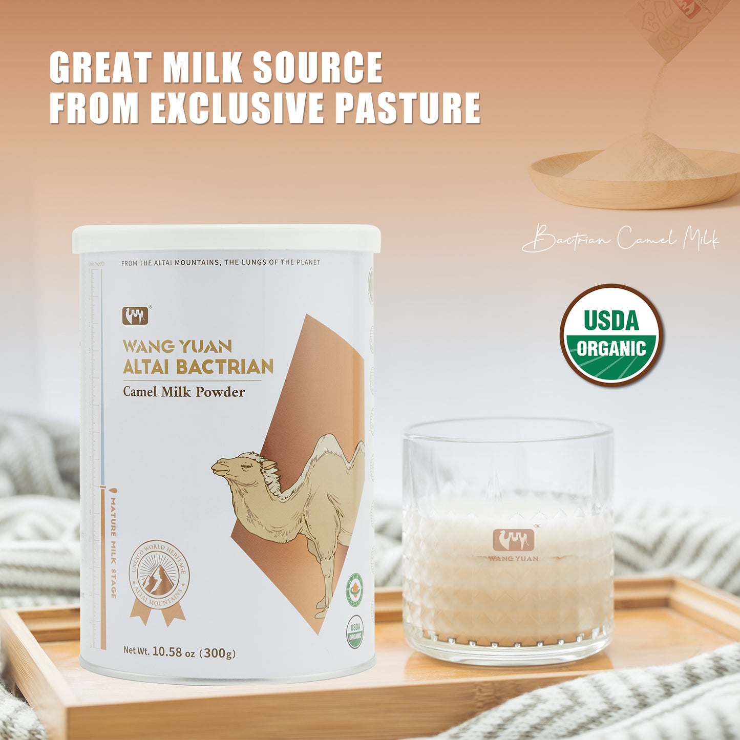 WANG YUAN ALTAI BACTRIAN Camel Milk Powder-Mature Milk