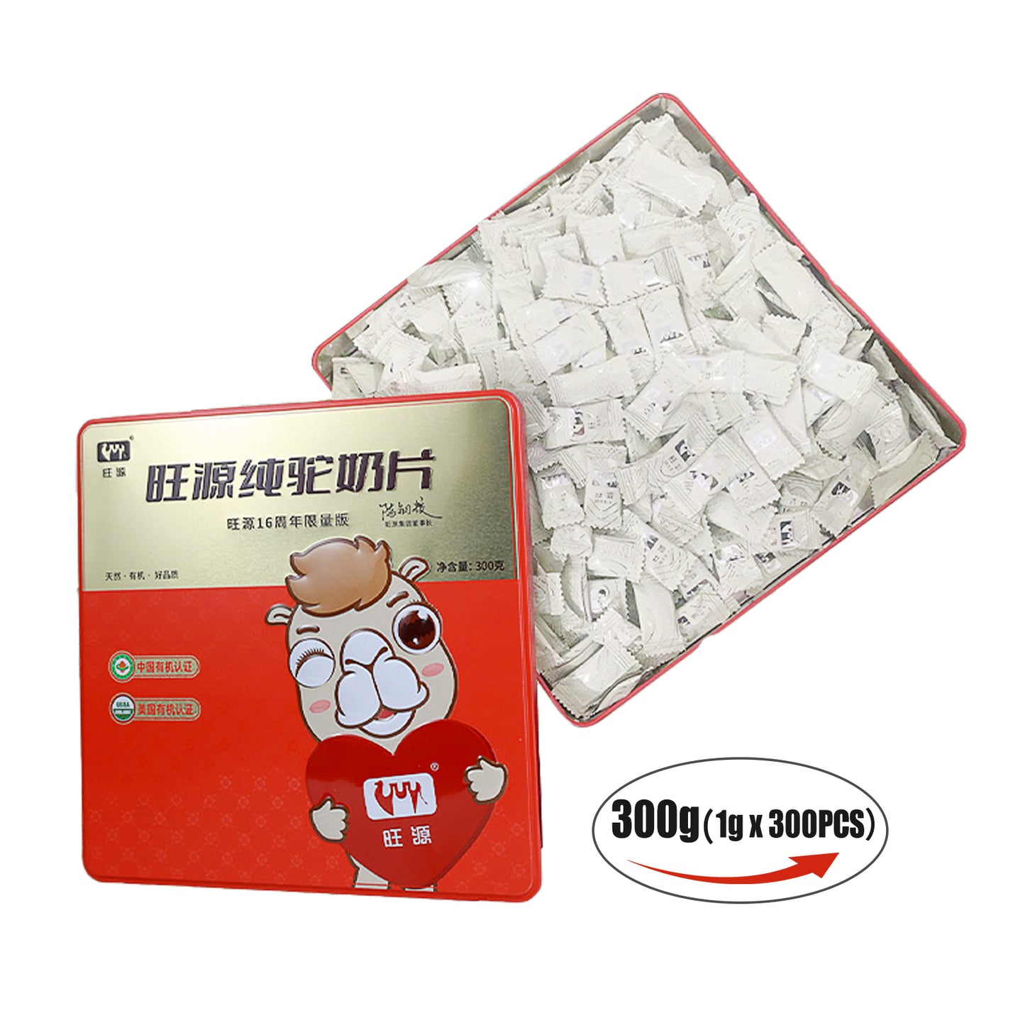 WANG YUAN Altai Bactrian Camel Milk Tablets · Shelf Life of 24 Months at Room Temperature