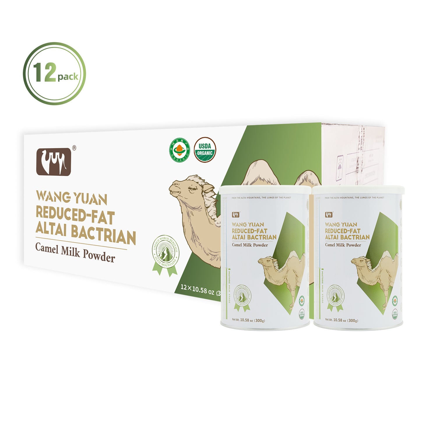 WANG YUAN ALTAI BACTRIAN Camel Milk Powder-Reduced Fat