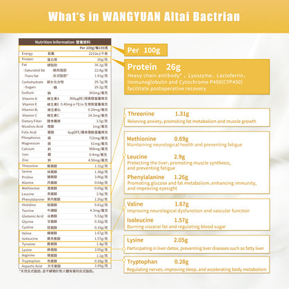 WANG YUAN ALTAI BACTRIAN Camel Milk Powder（Gold Label）